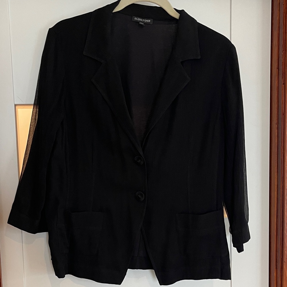 Eileen Fisher Women's Classic Black Blazer